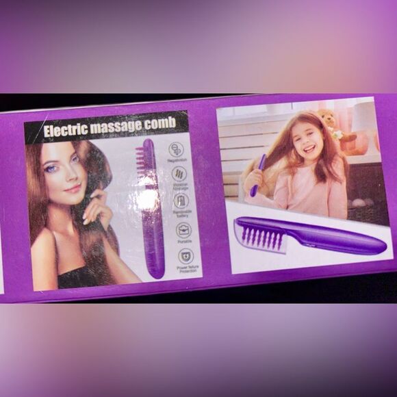 Battery Powered Cordless Massage Comb NIB - Picture 7 of 7